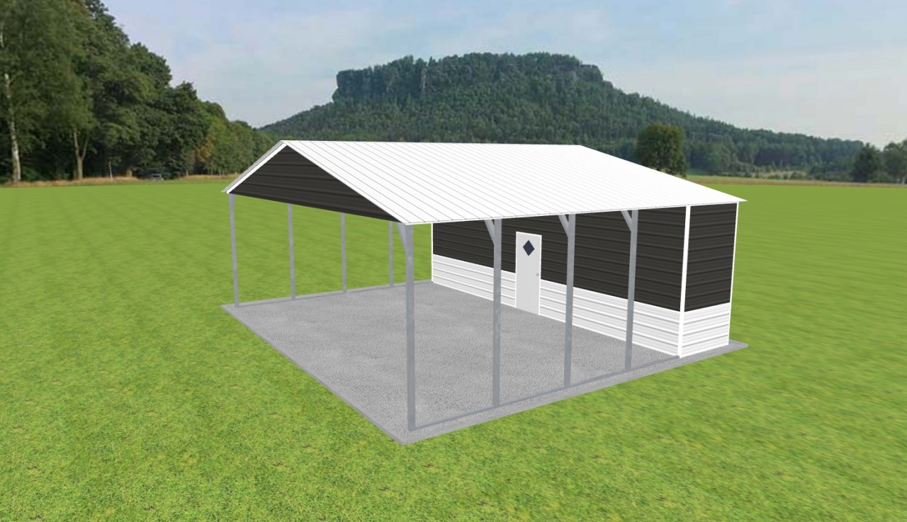 Carport with Storage 30 x 25 x 10 — photo 1