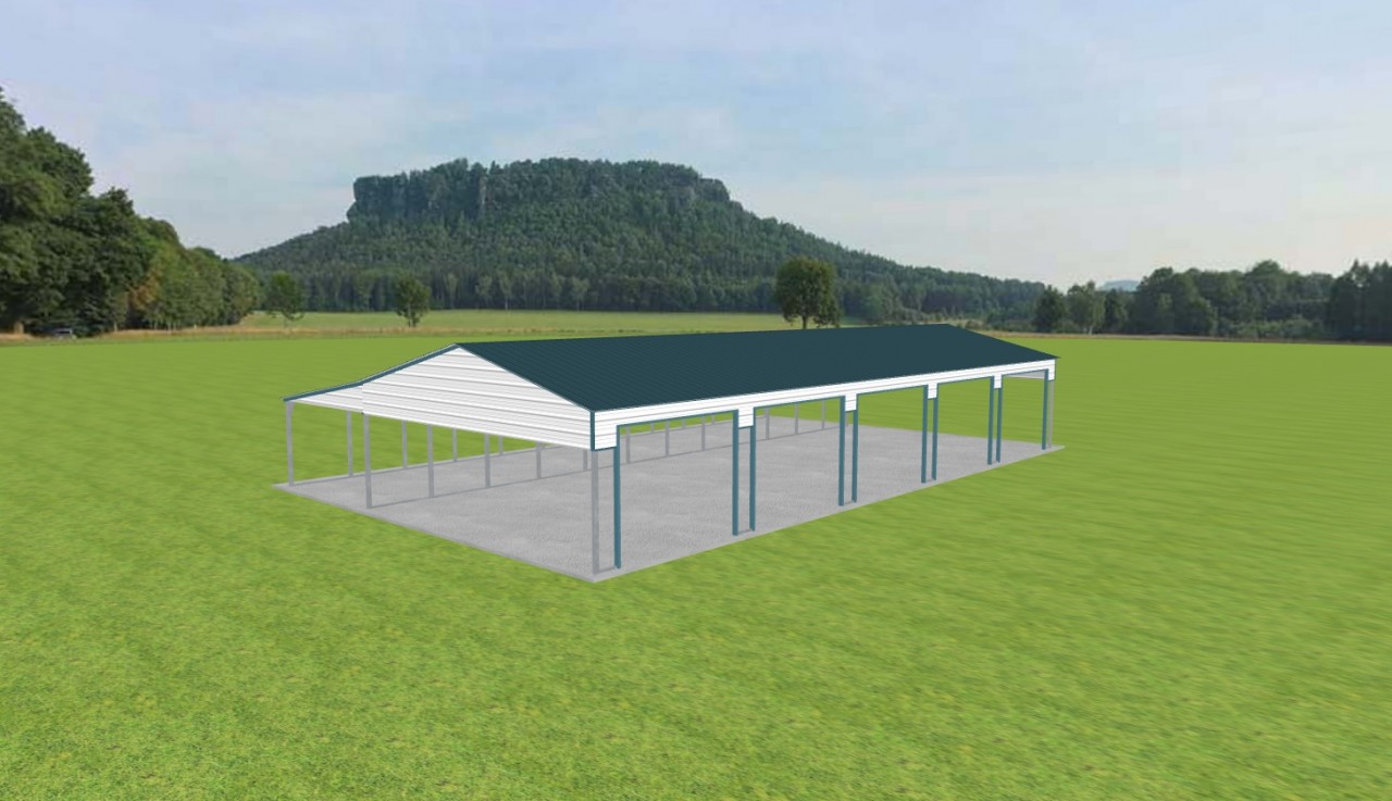 Carport 24 x 60 x 9 — photo 1