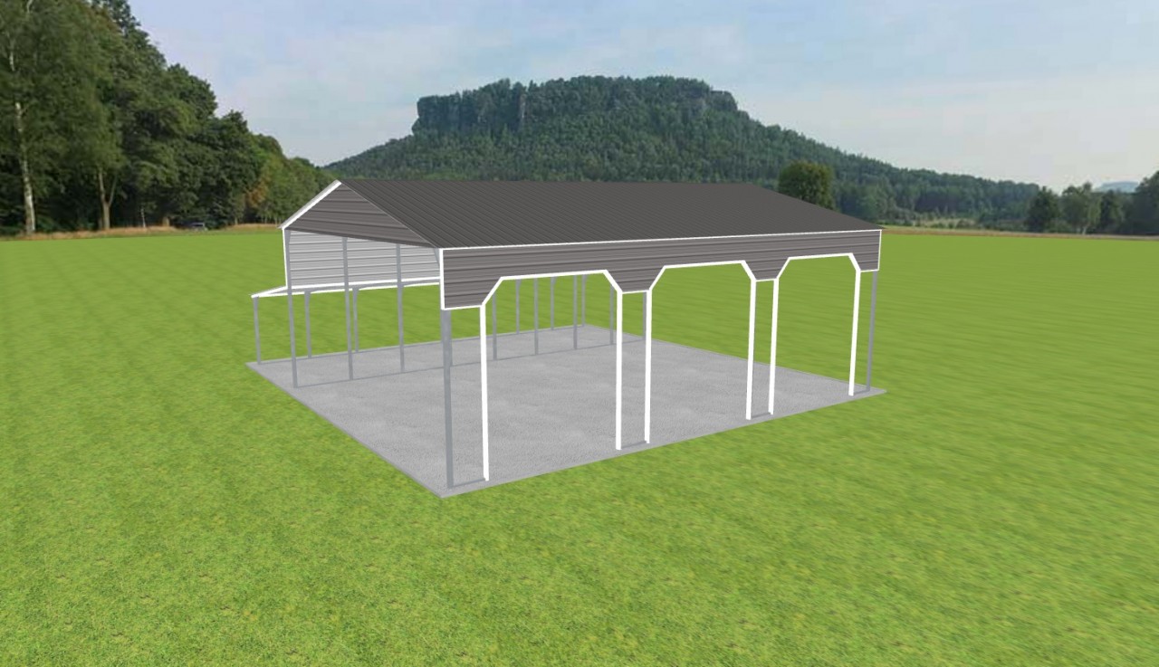 3 Car Carport 30 x 40 x 14 — photo 1