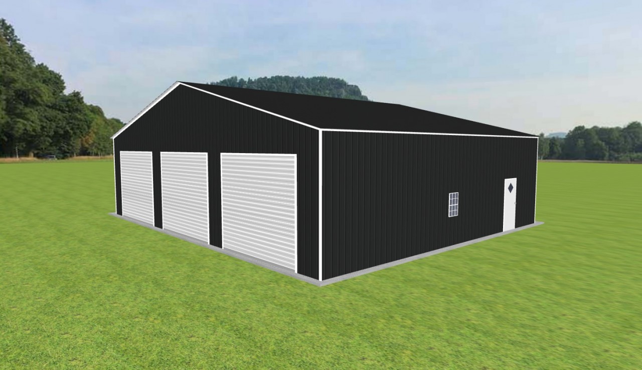3 Car Garage 48 x 40 x 12 — photo 1
