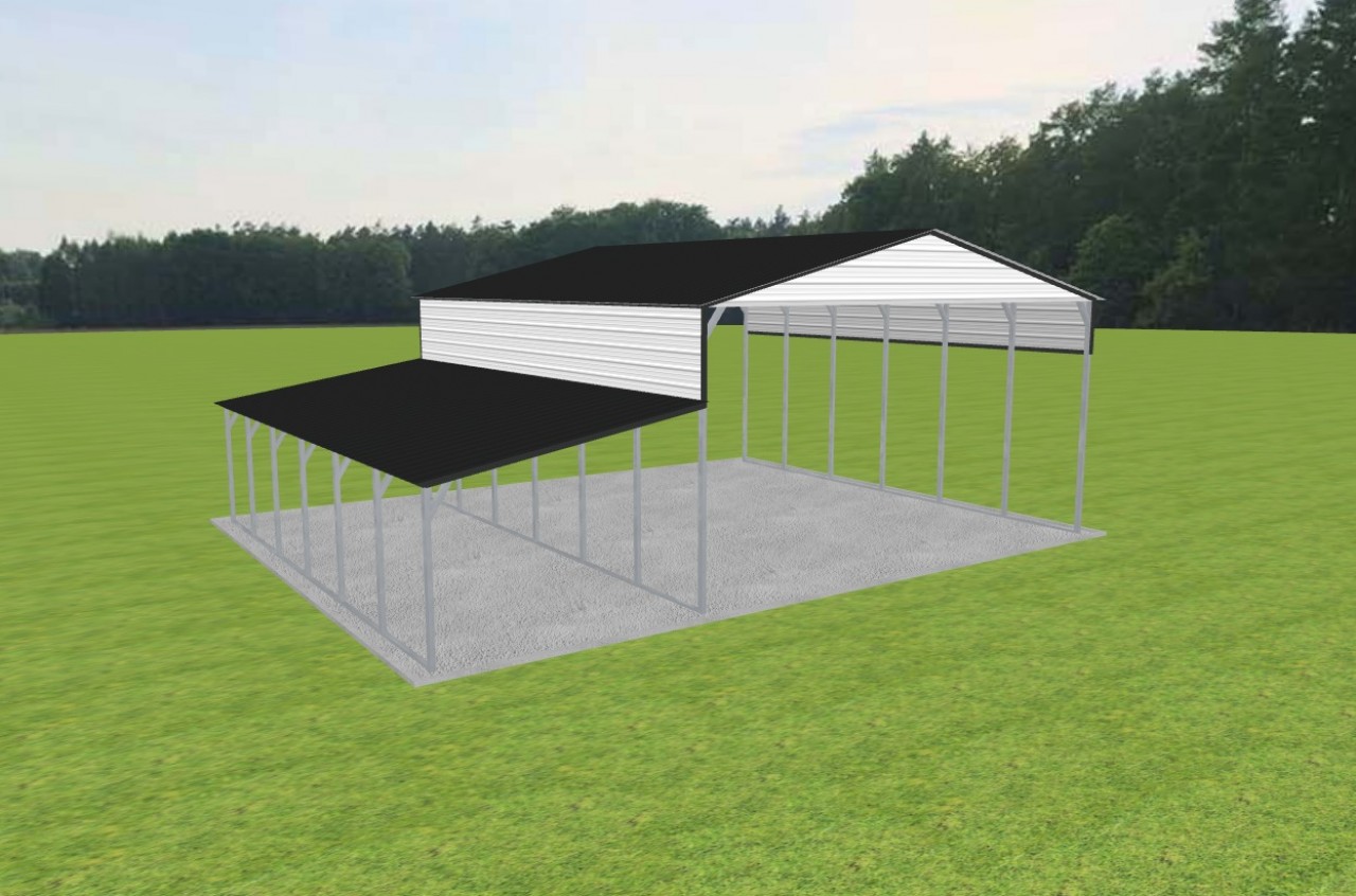 3 Car Carport 26 x 30 x 13 — photo 1