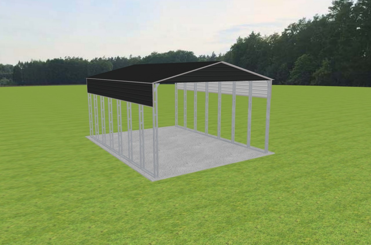 3 Car Carport 26 x 35 x 15 — photo 1