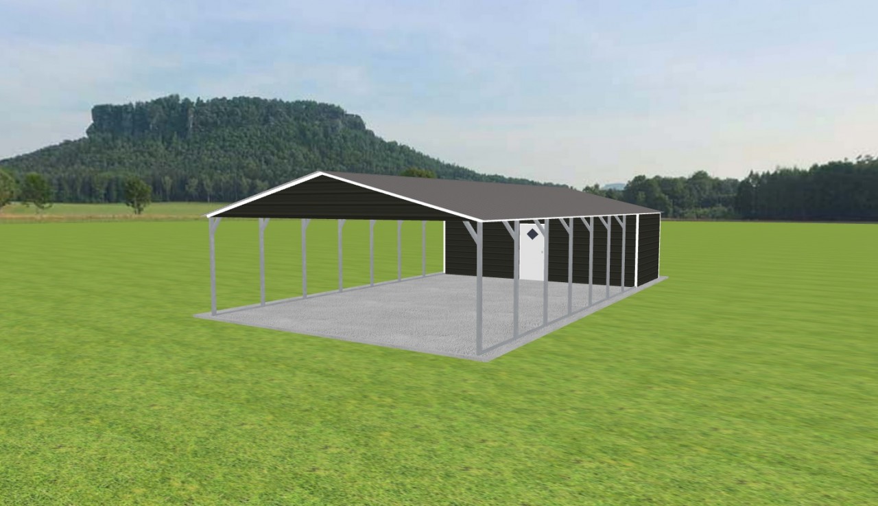 Carport with Storage 24 x 45 x 8 — photo 1