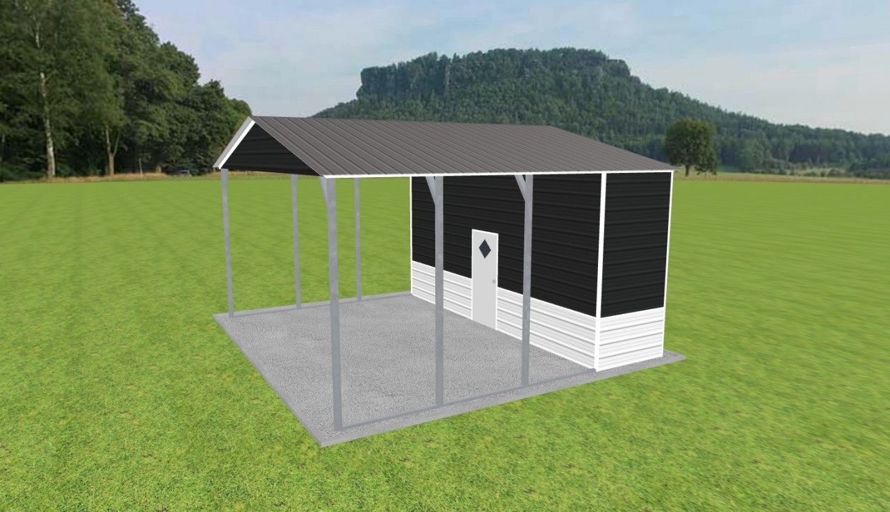 Carport with Storage 22 x 20 x 11 — photo 1