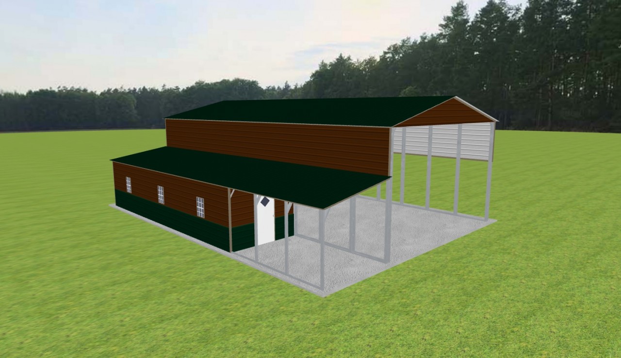 Carport with Storage 26 x 50 x 15 — photo 1