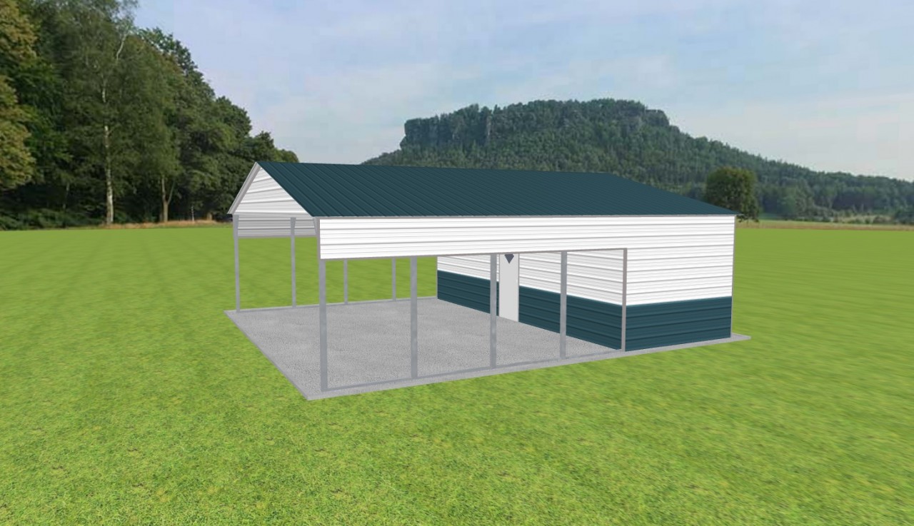 Carport with Storage 28 x 30 x 9 — photo 1