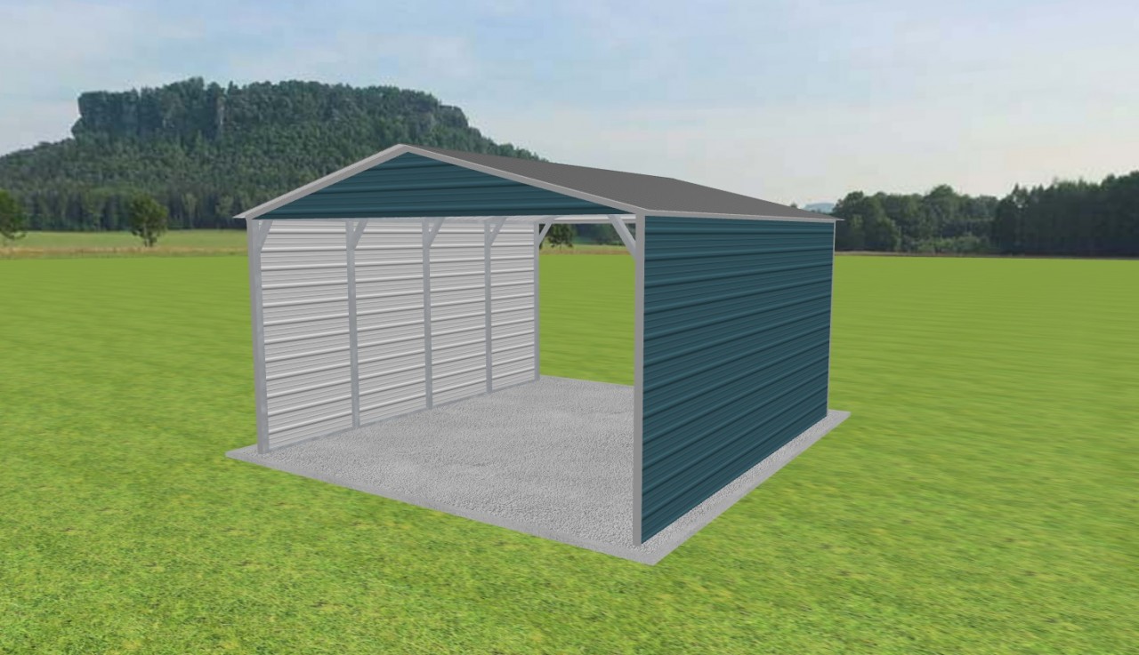 2 Car Carport 18 x 20 x 10 — photo 1