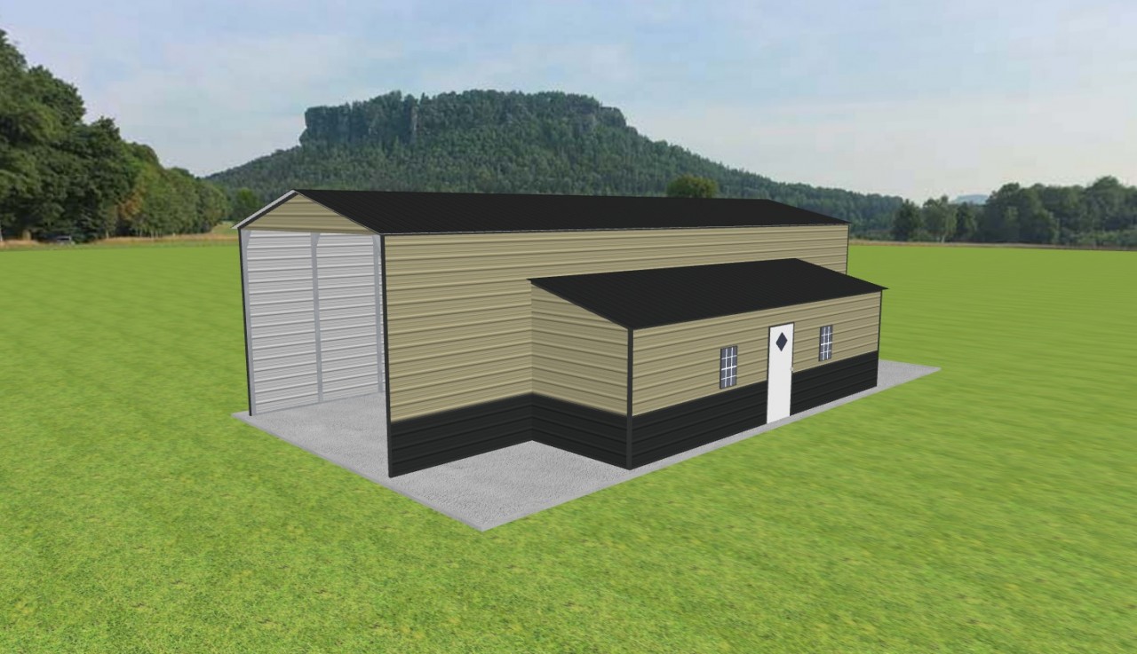 Carport with Storage 18 x 50 x 13 — photo 1