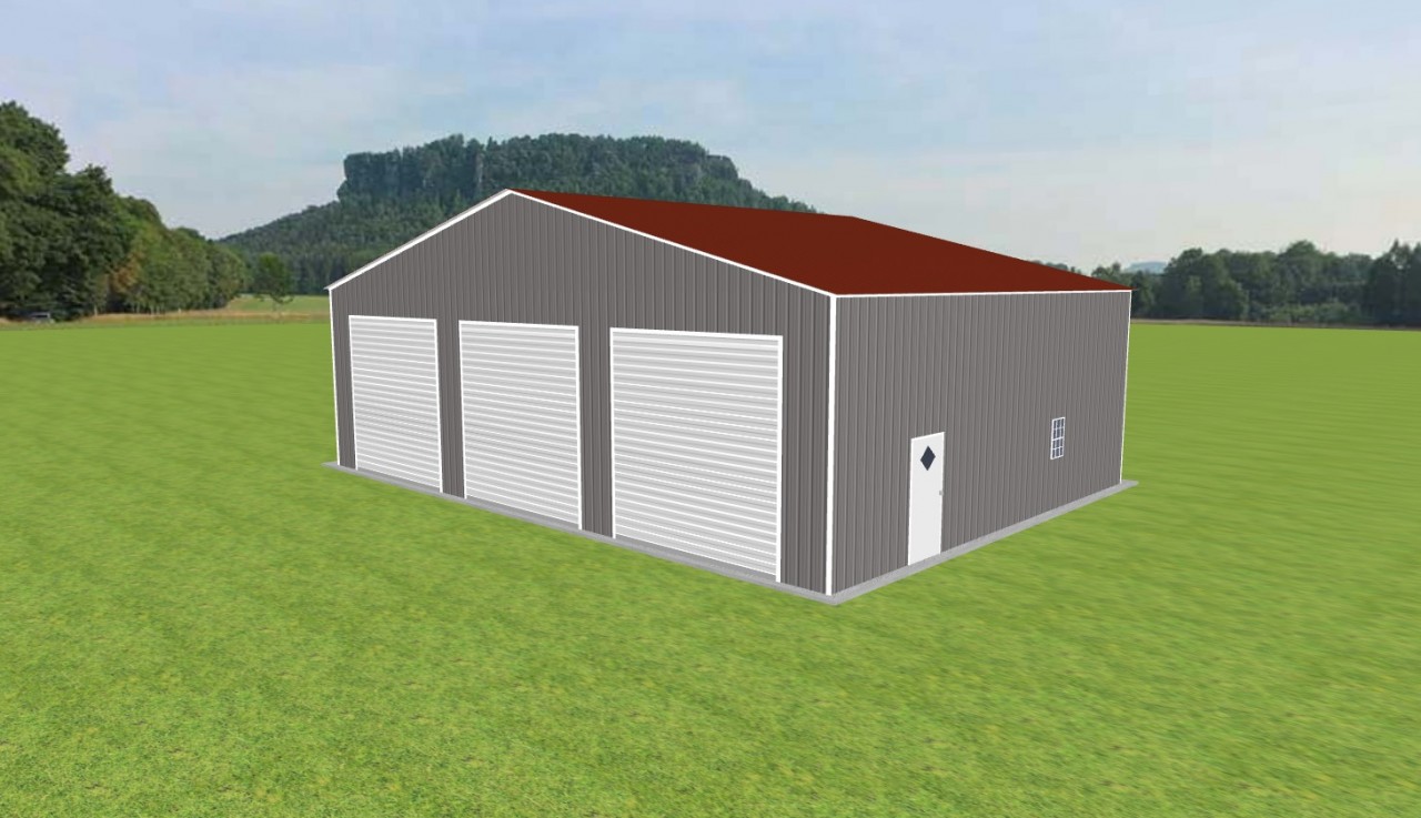3 Car Garage 48 x 35 x 14 — photo 1