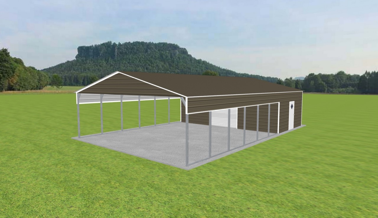 Carport with Storage 28 x 45 x 9 — photo 1