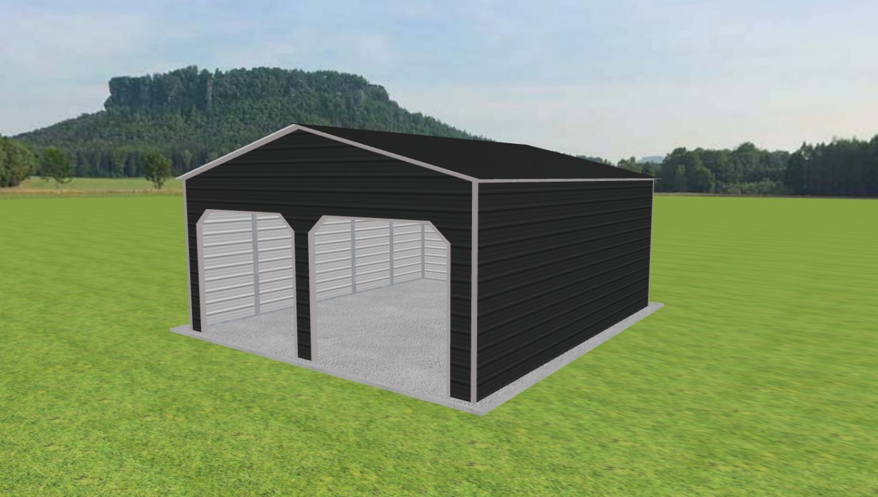 2 Car Carport 22 x 25 x 10 — photo 1