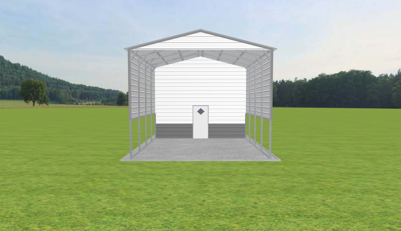 Carport with Storage 18 x 25 x 14 — photo 1