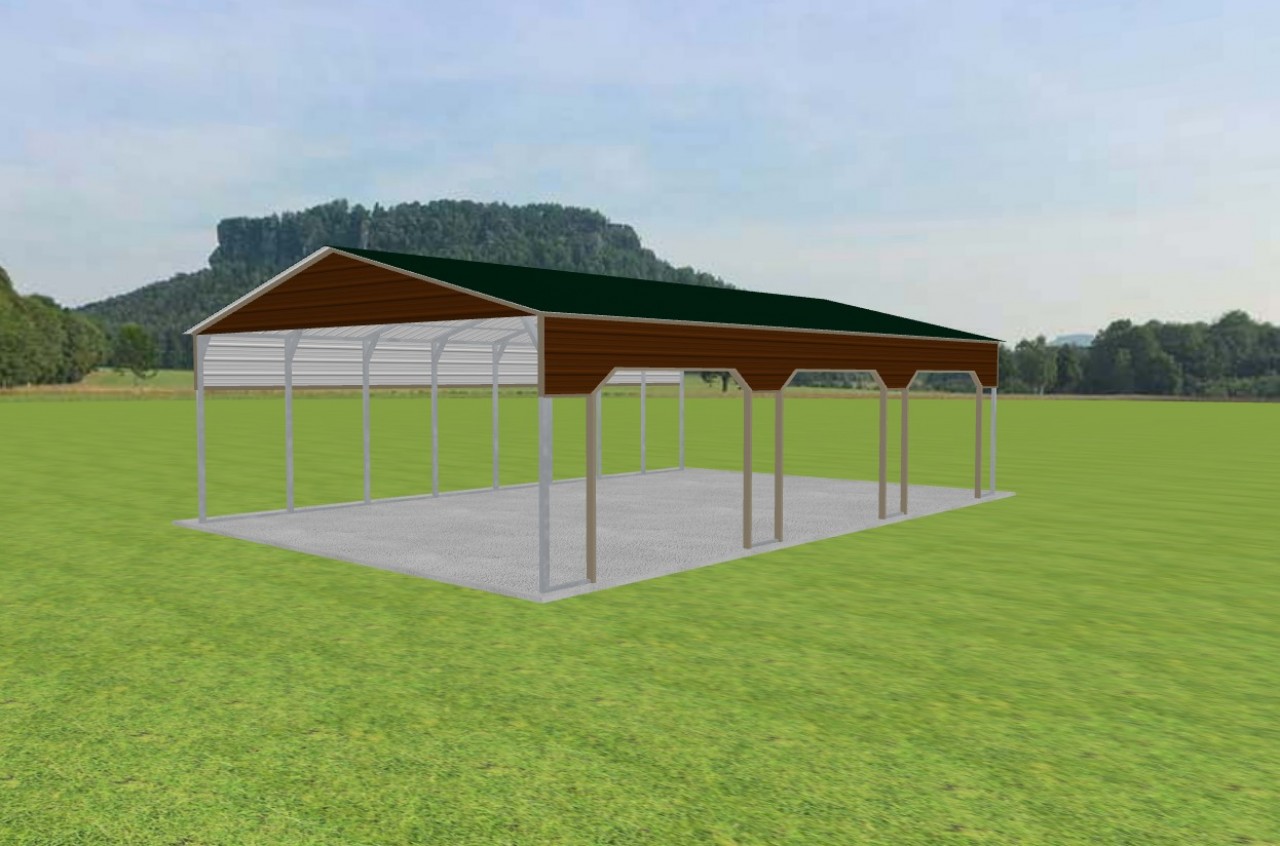 3 Car Carport 26 x 40 x 10 — photo 1