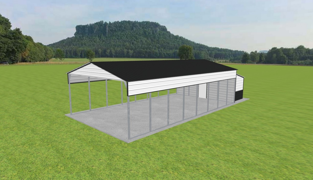 Carport with Storage 22 x 40 x 10 — photo 1
