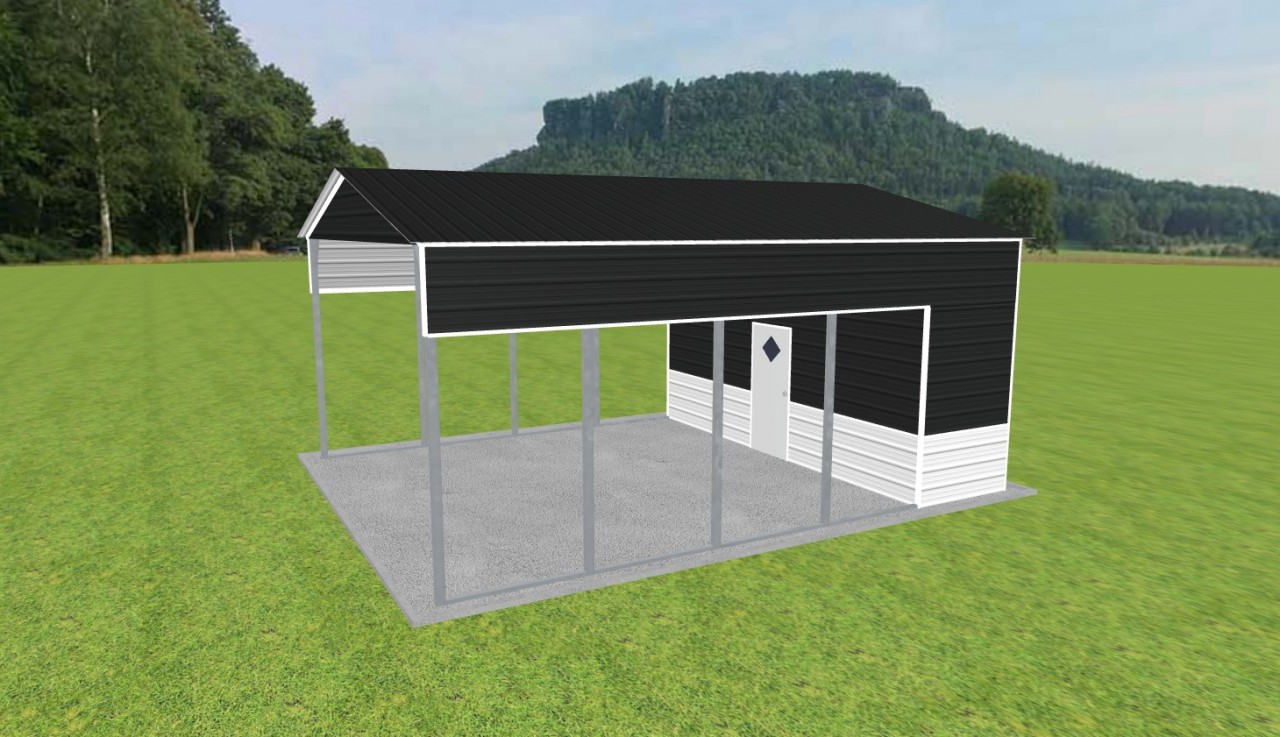 Carport with Storage 20 x 25 x 11 — photo 1