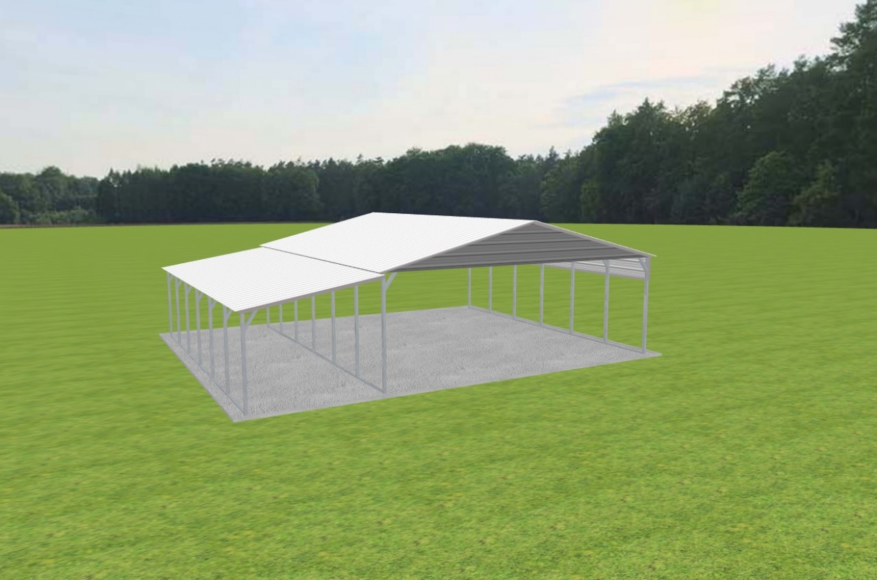 3 Car Carport 26 x 30 x 9 — photo 1