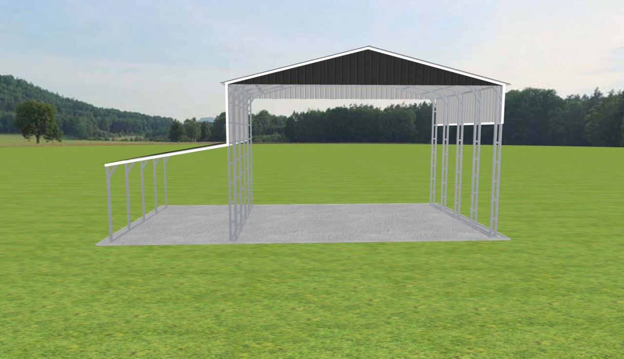 3 Car Carport 28 x 20 x 16 — photo 1