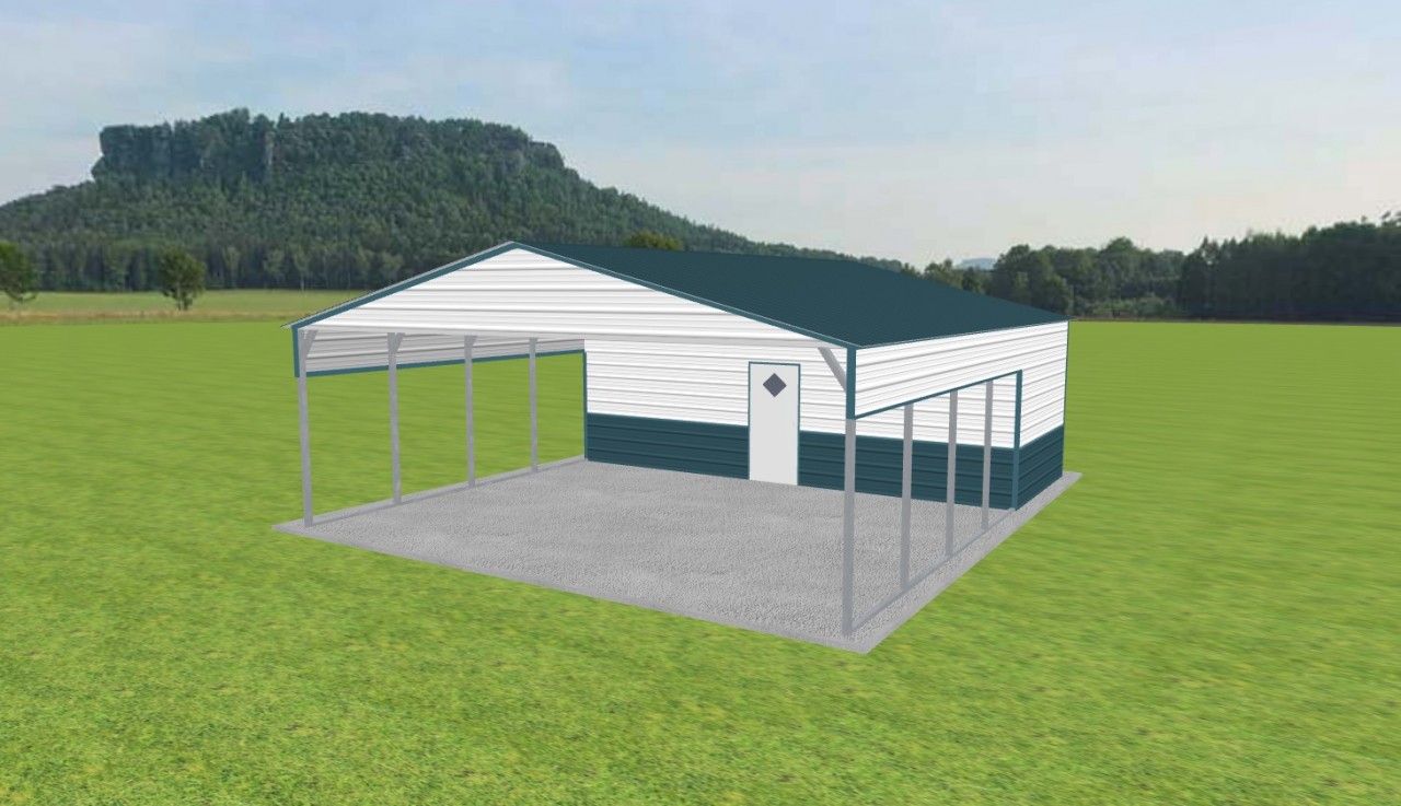Carport with Storage 26 x 30 x 9 — photo 1