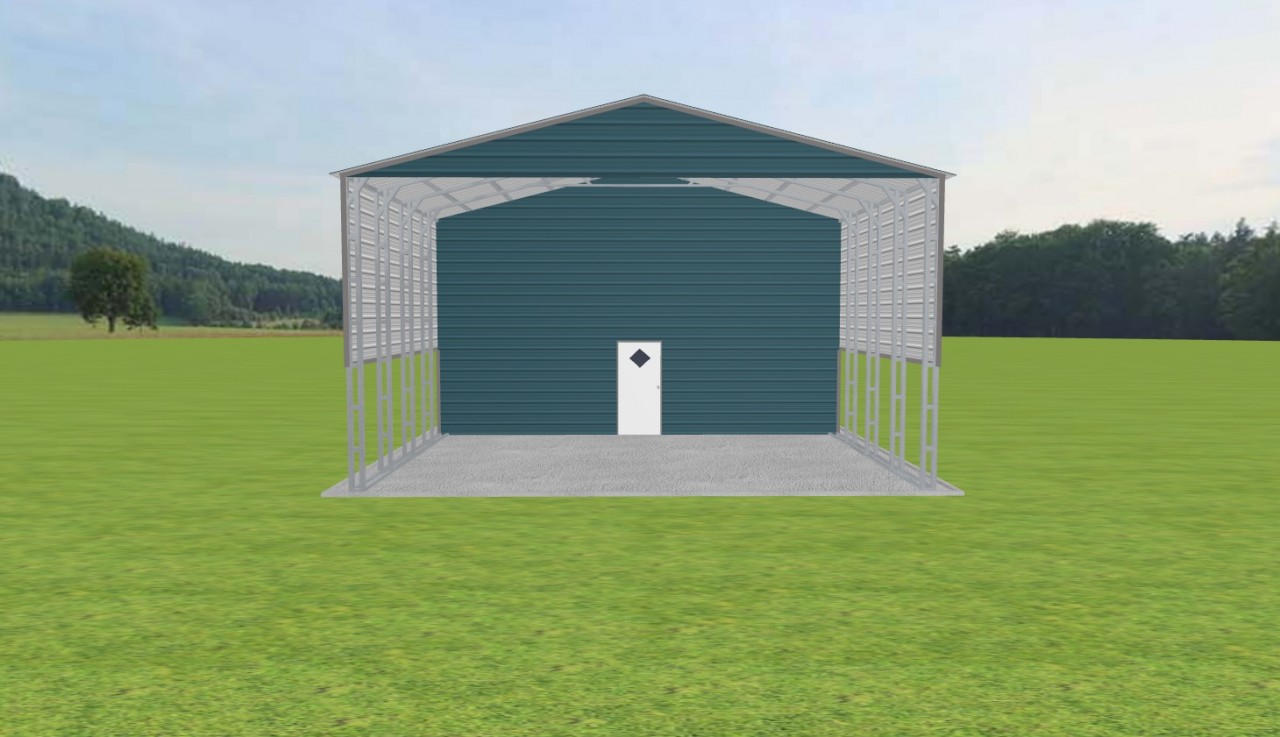 Carport with Storage 28 x 30 x 15 — photo 1