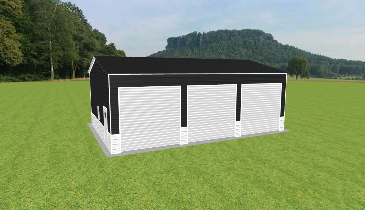 3 Car Garage 24 x 35 x 12 — photo 1