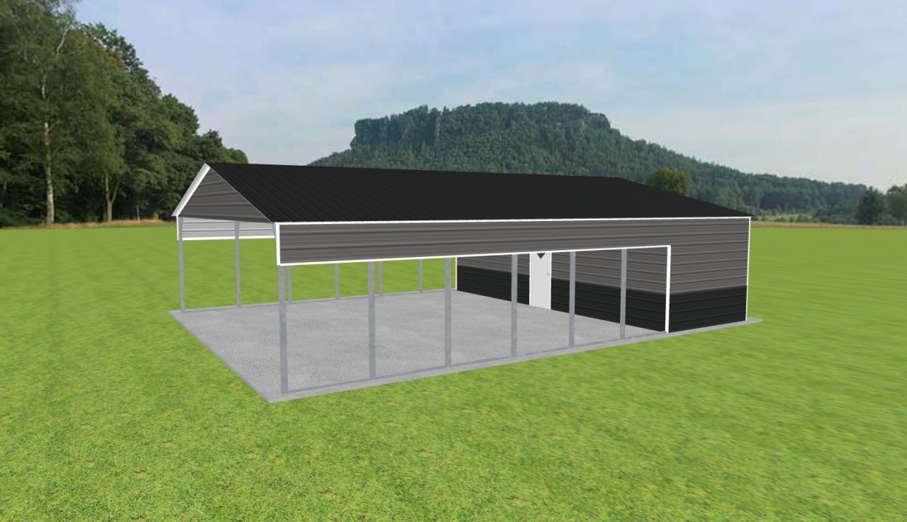 Carport with Storage 30 x 40 x 9 — photo 1