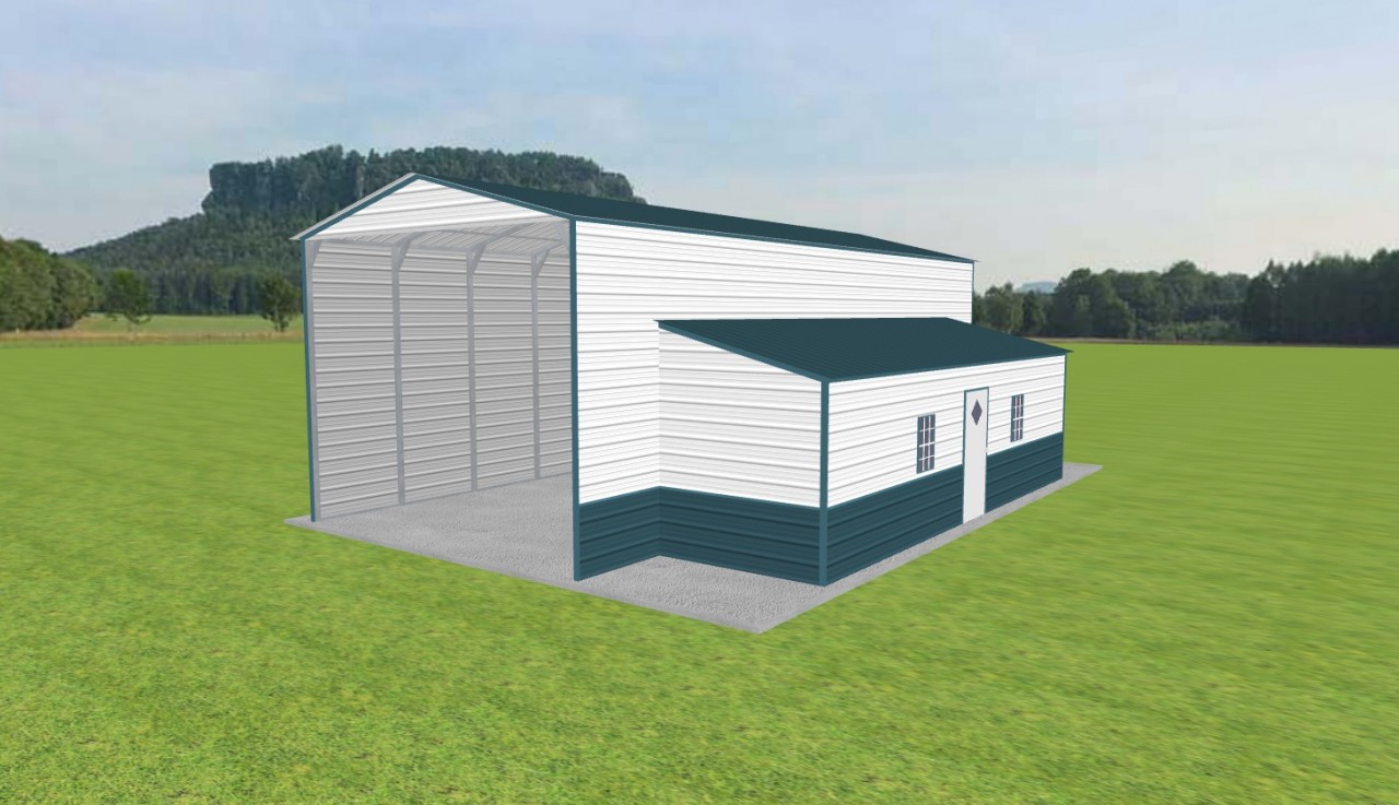 Carport with Storage 18 x 40 x 14 — photo 1