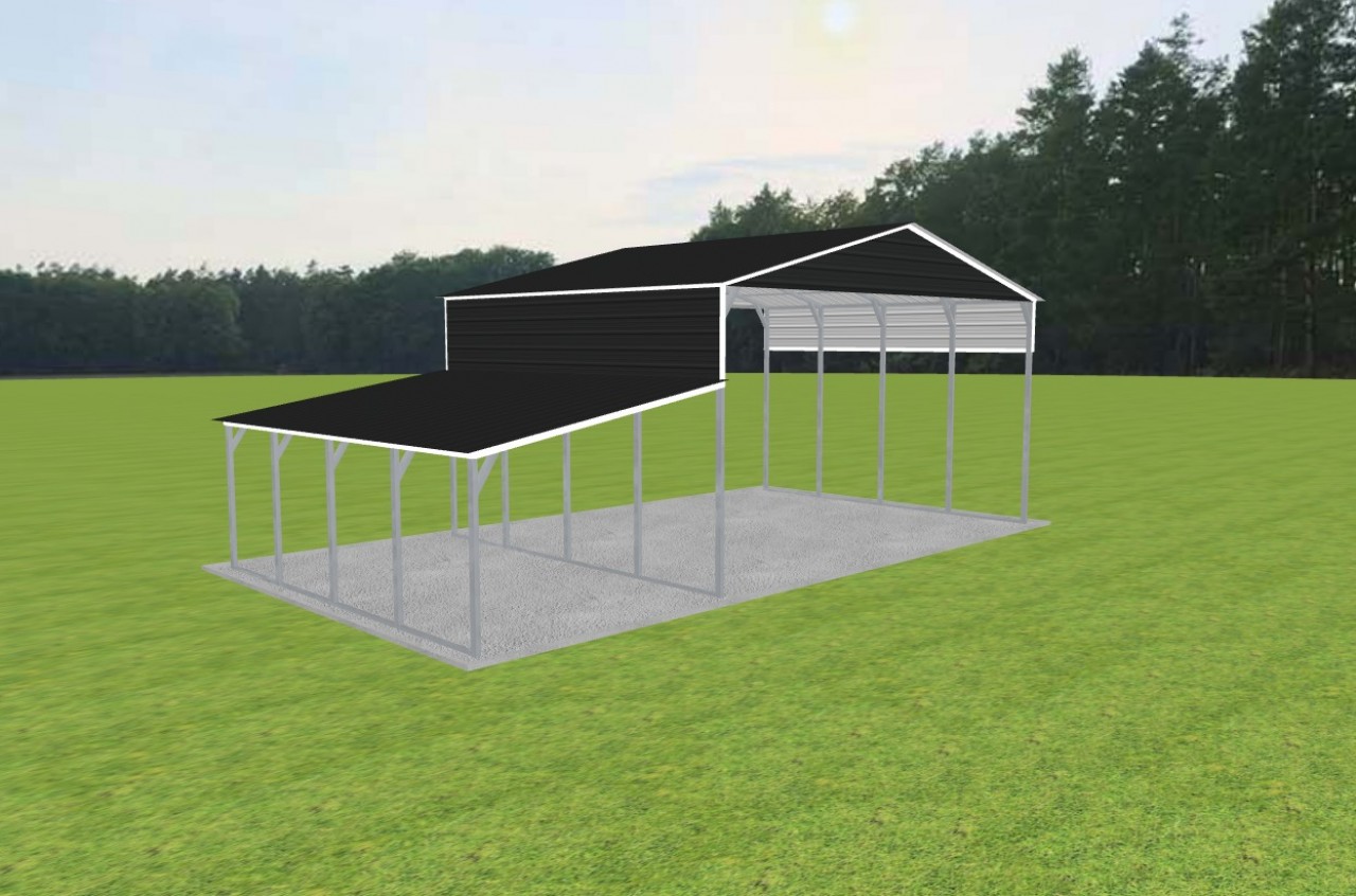 3 Car Carport 26 x 20 x 13 — photo 1