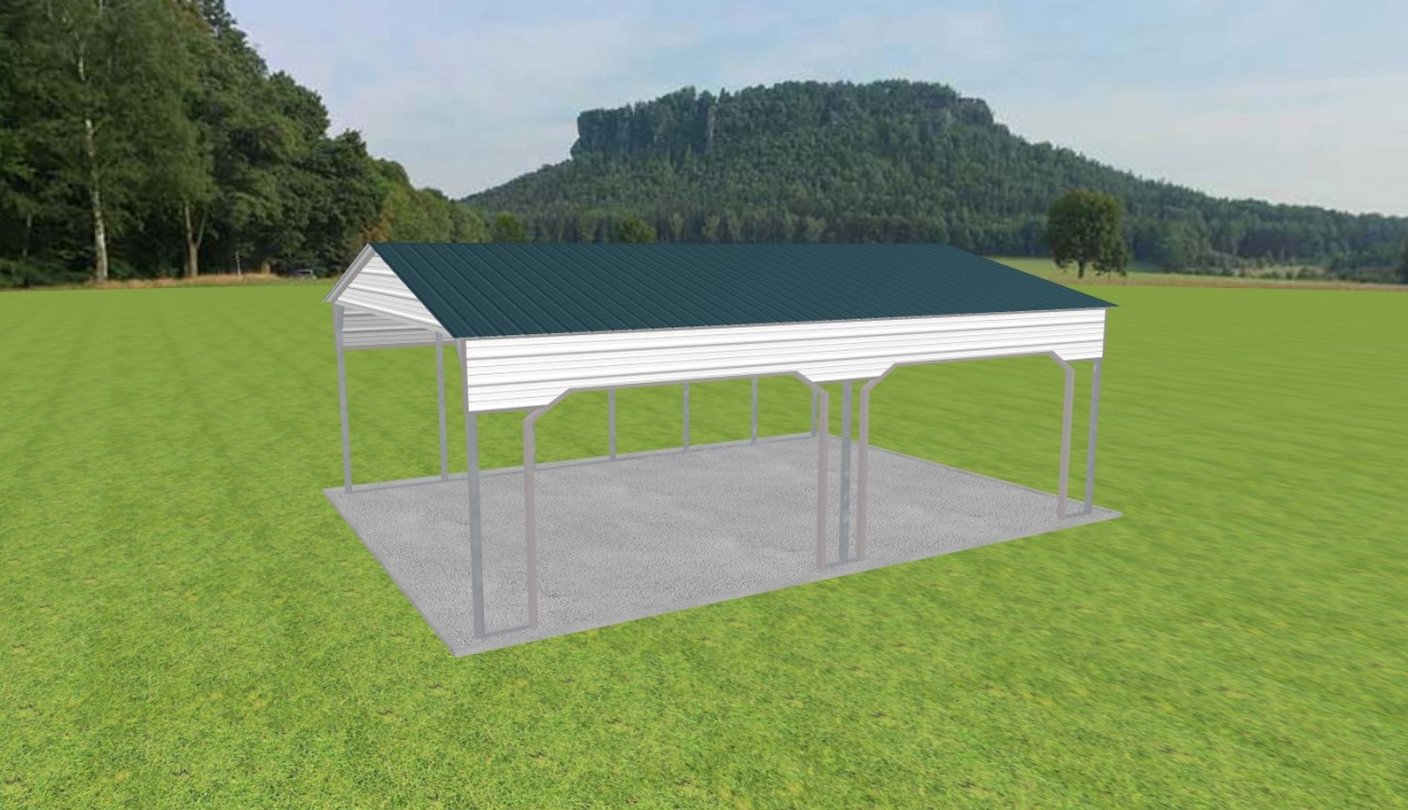 2 Car Carport 22 x 30 x 10 — photo 1