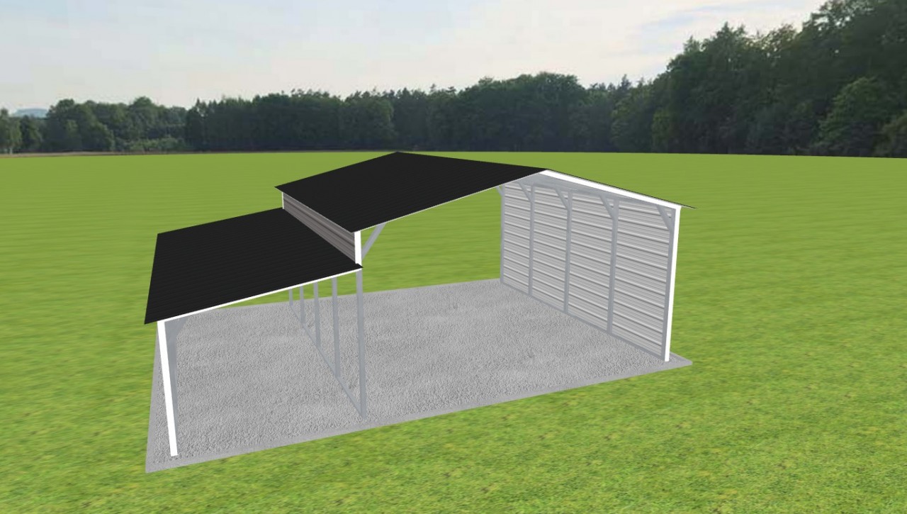 2 Car Carport 18 x 20 x 9 — photo 1