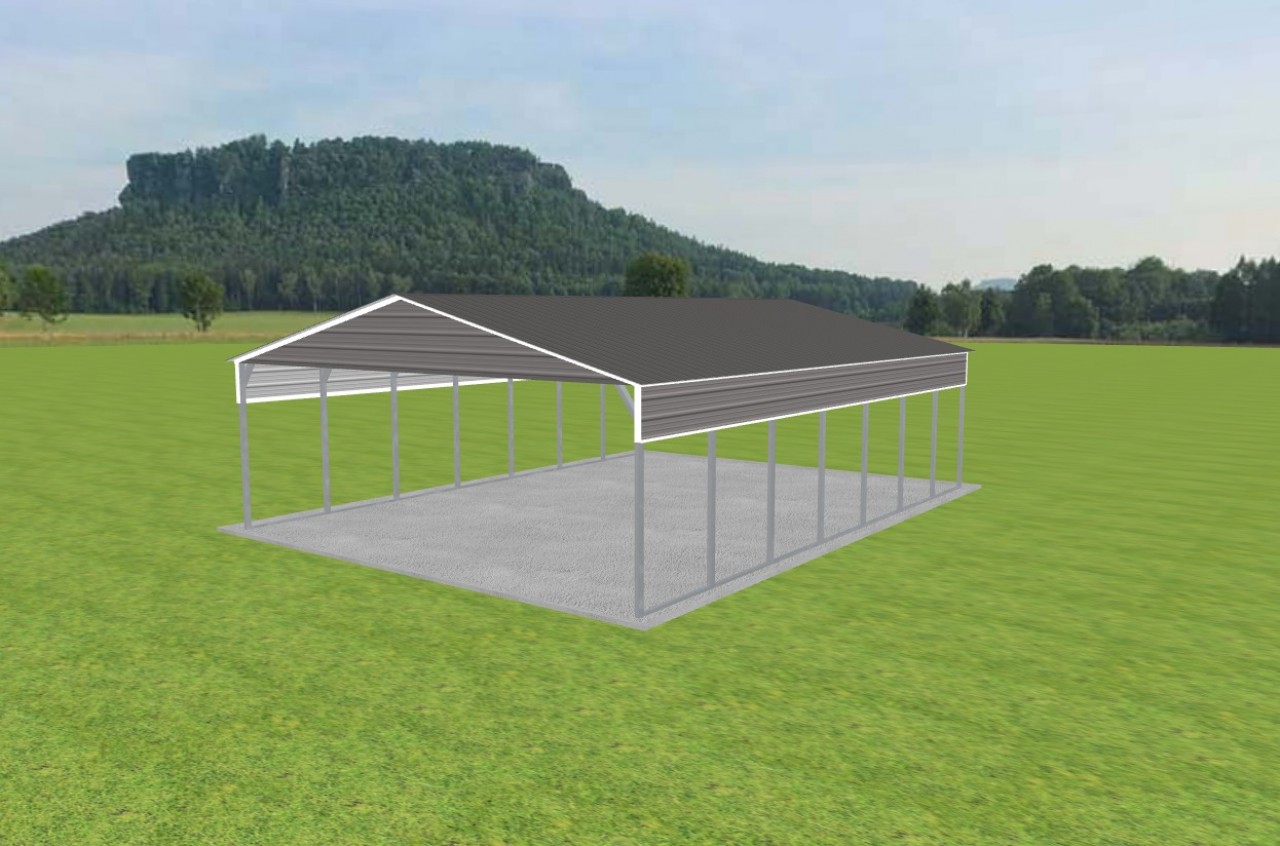 3 Car Carport 26 x 35 x 9 — photo 1