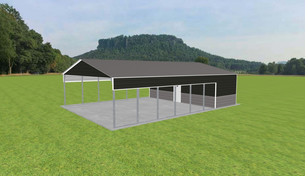 Carport with Storage 28 x 40 x 9 — photo 1
