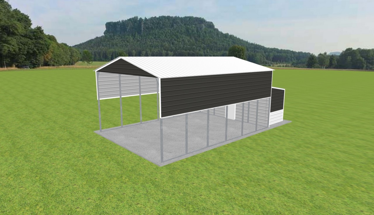 Carport with Storage 22 x 30 x 13 — photo 1