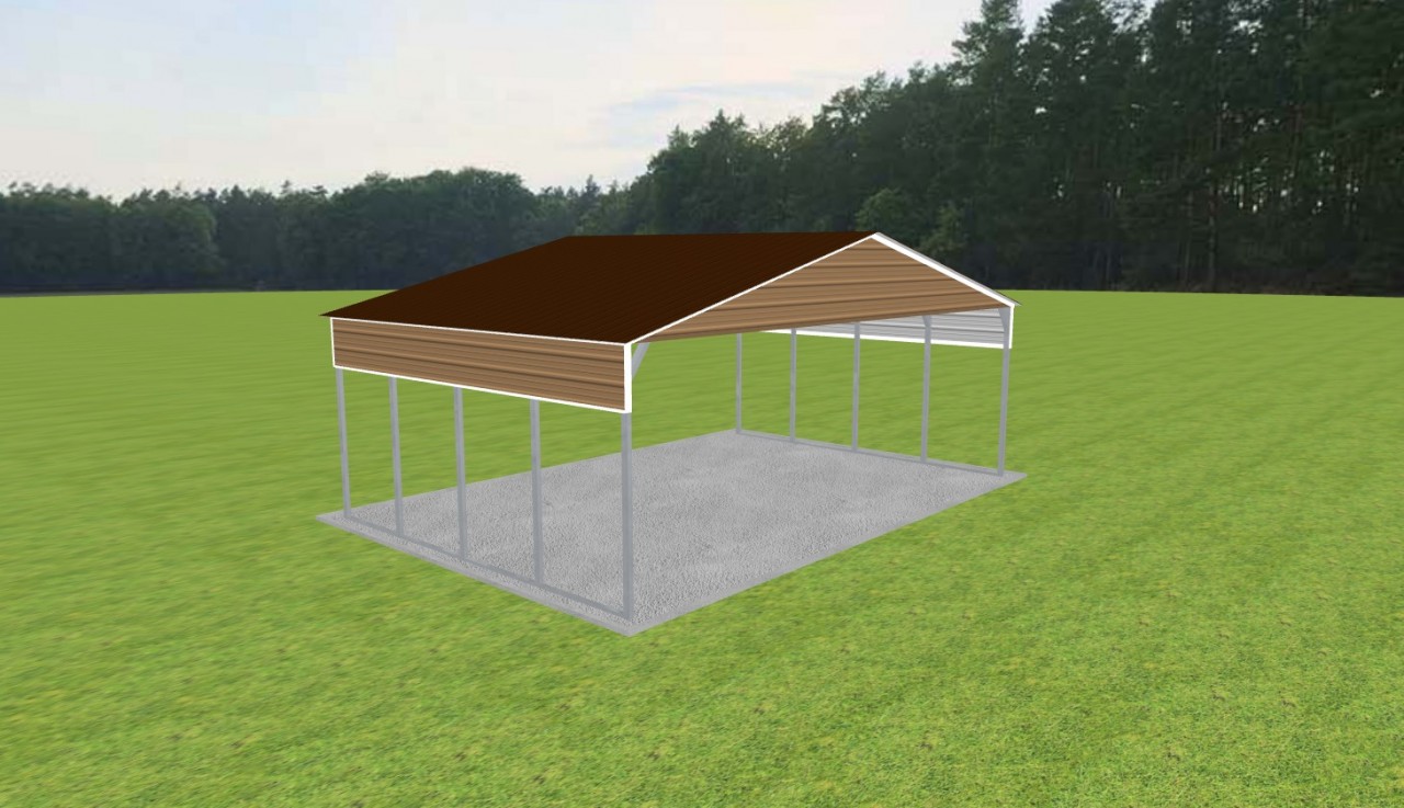 3 Car Carport 30 x 20 x 10 — photo 1
