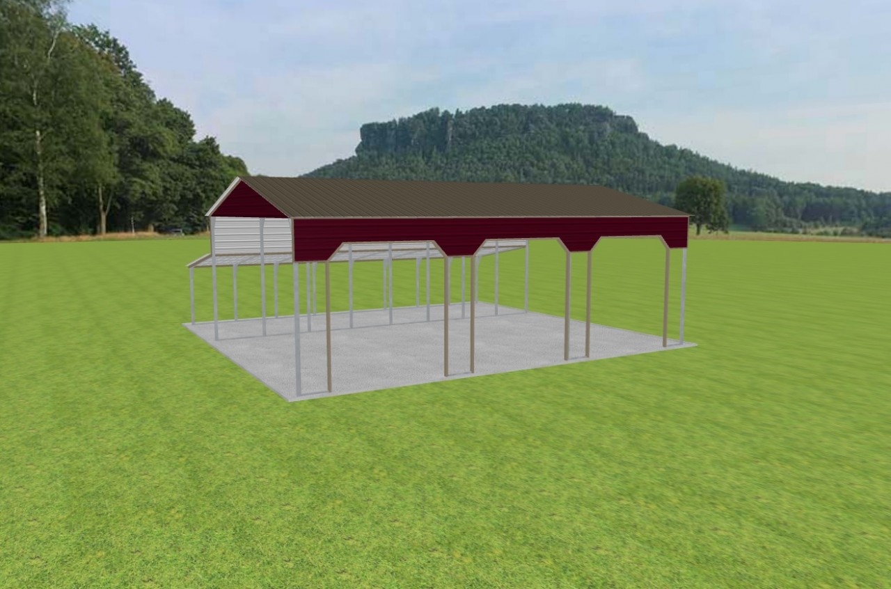 3 Car Carport 26 x 40 x 13 — photo 1
