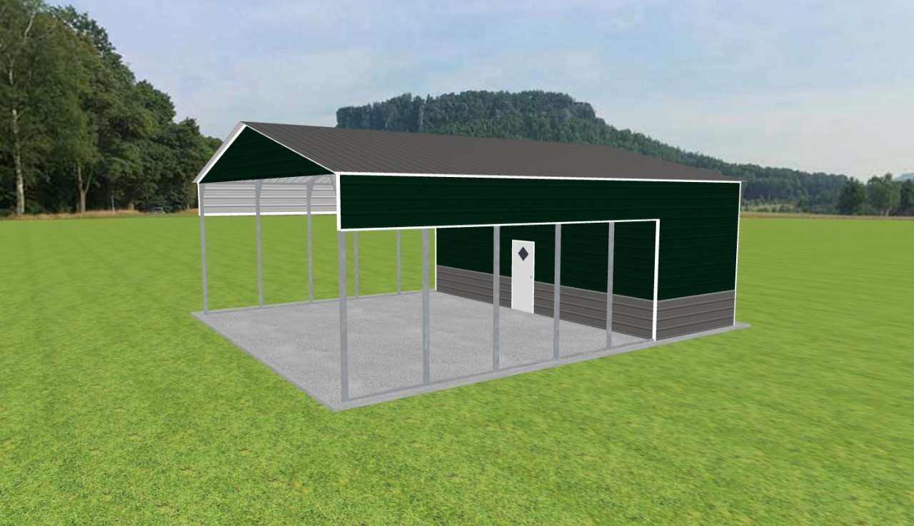 Carport with Storage 30 x 35 x 12 — photo 1