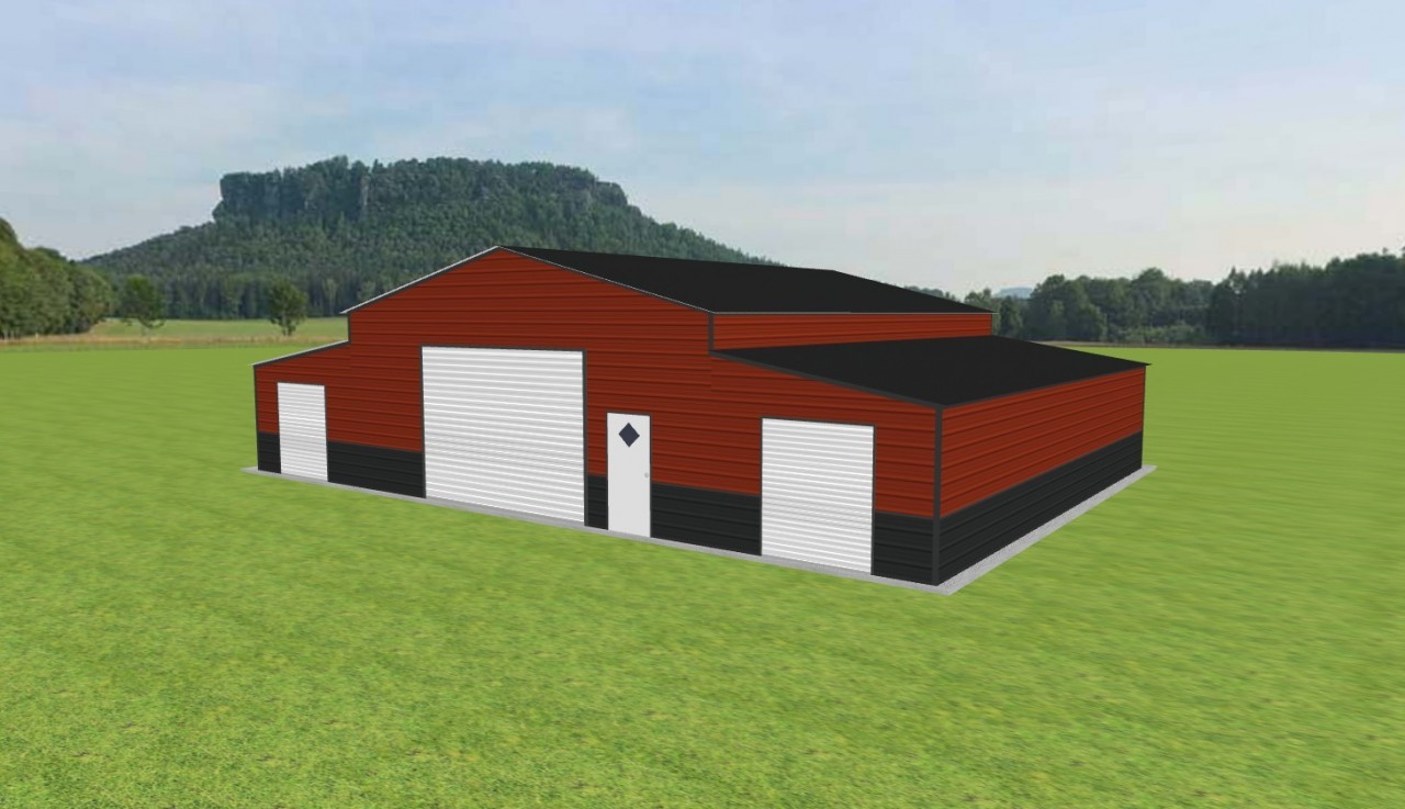 Raised Center Barns 30 x 40 x 12 — photo 1