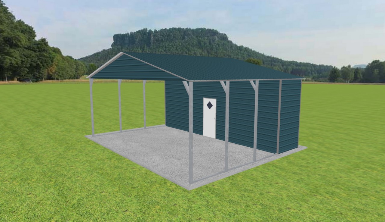 Carport with Storage 26 x 20 x 10 — photo 1