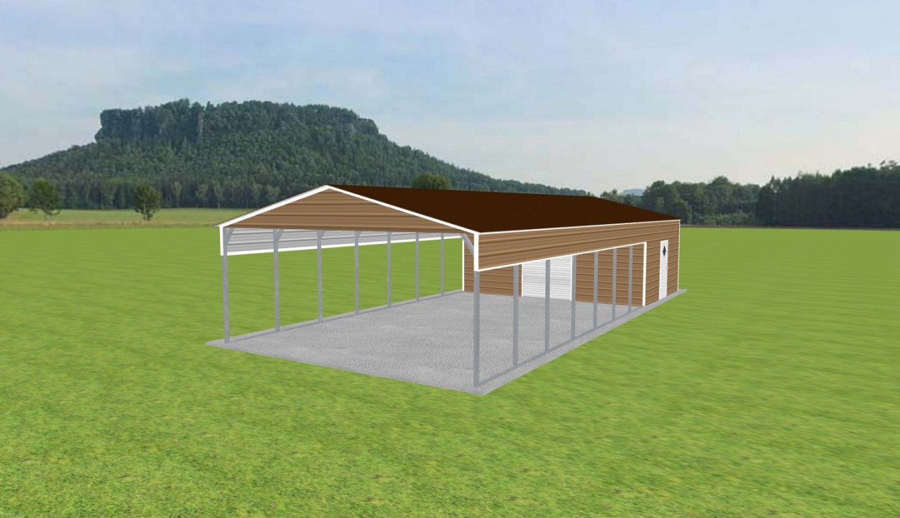 Carport with Storage 22 x 50 x 9 — photo 1