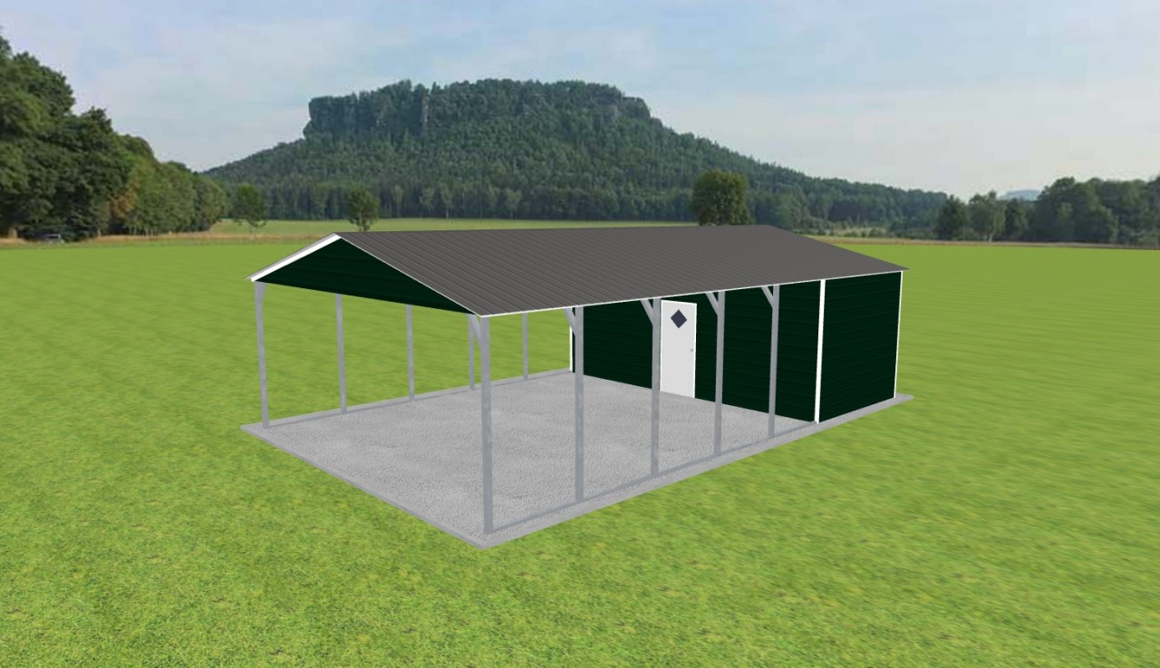 Carport with Storage 22 x 35 x 9 — photo 1