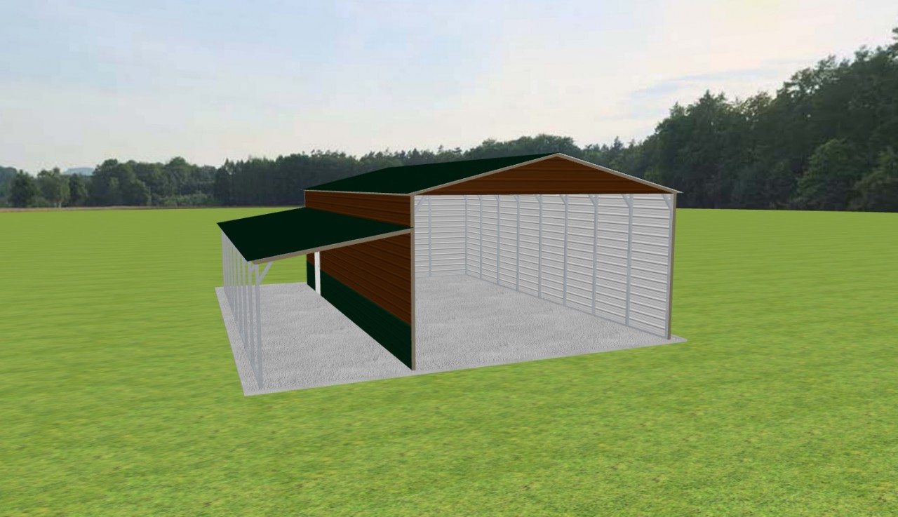 2 Car Carport 22 x 40 x 12 — photo 1