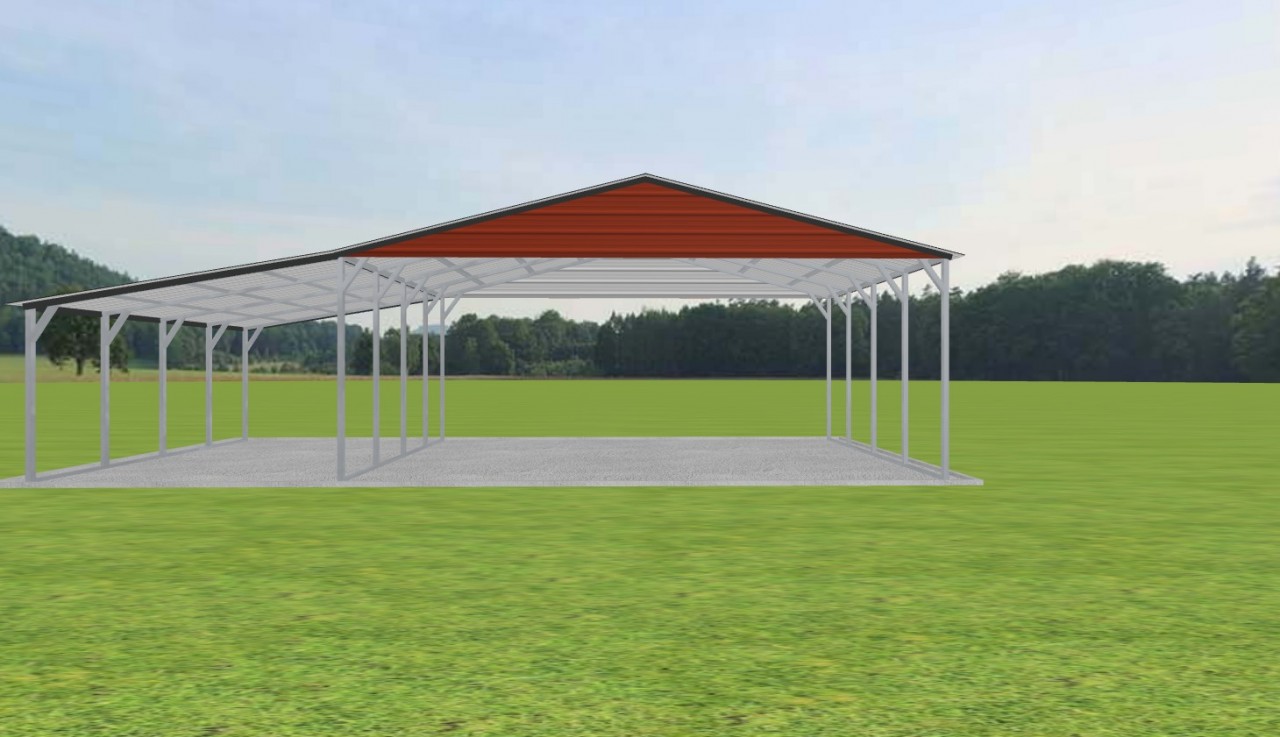 2 Car Carport 24 x 20 x 9 — photo 1