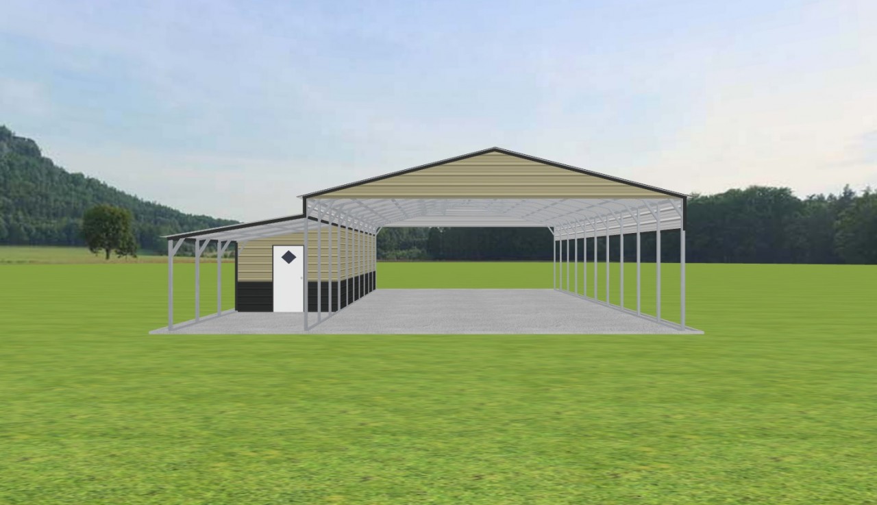 Carport with Storage 28 x 50 x 10 — photo 1