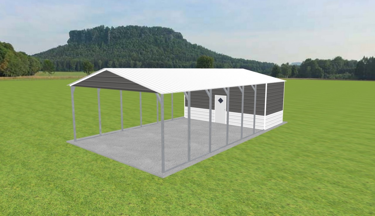 Carport with Storage 22 x 40 x 10 — photo 1