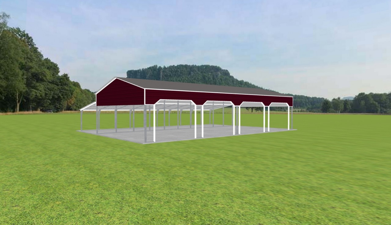 Carport 24 x 50 x 10 — photo 1