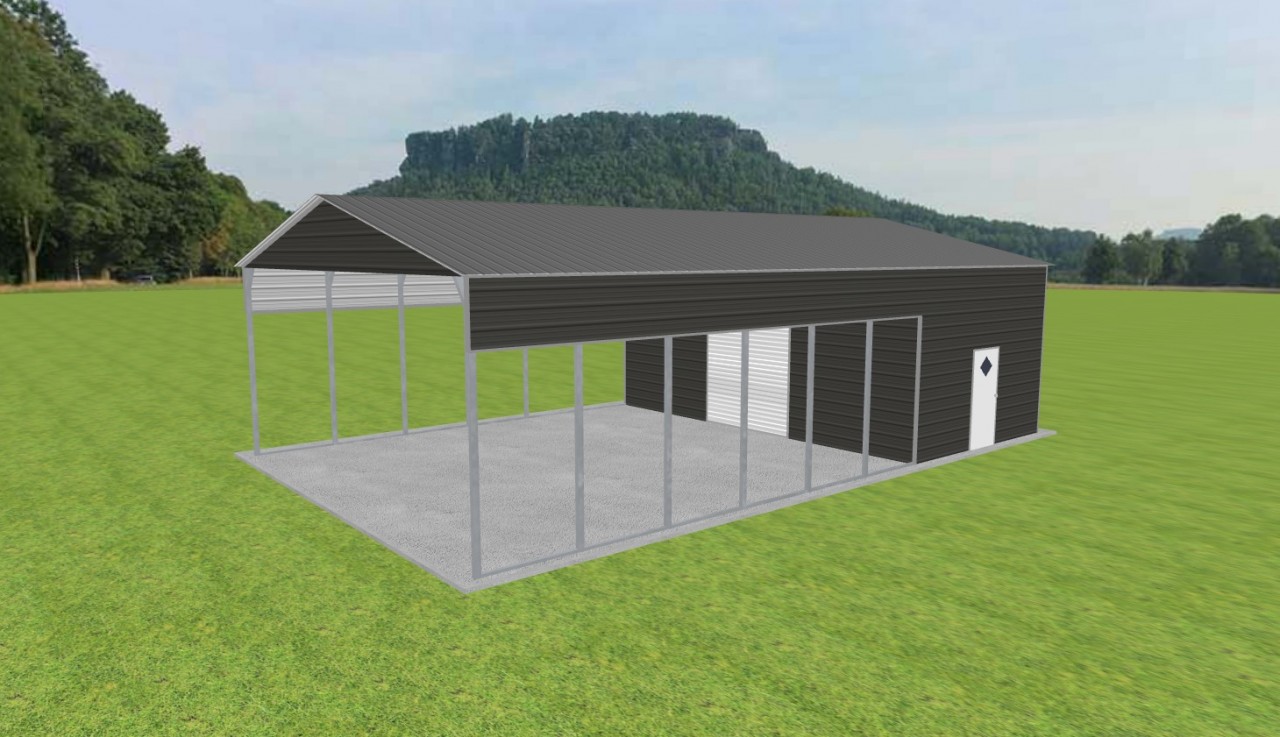 Carport with Storage 28 x 45 x 12 — photo 1