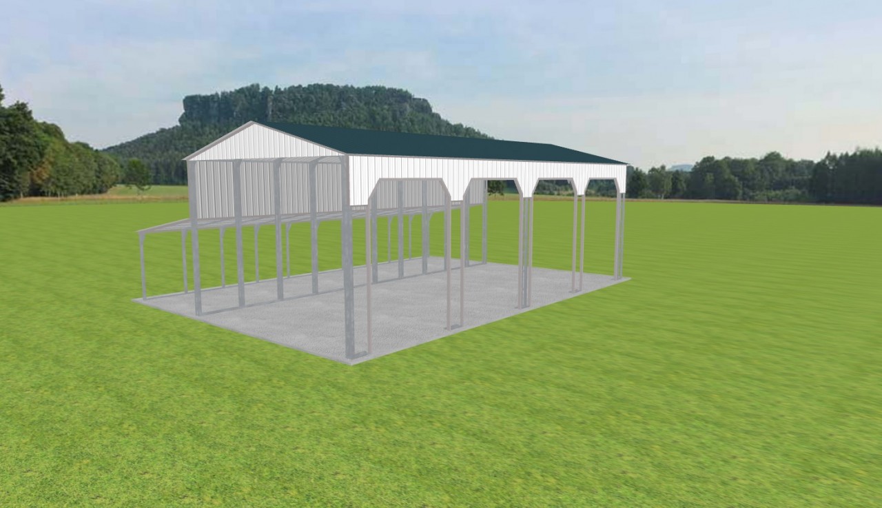 Carport 24 x 50 x 16 — photo 1