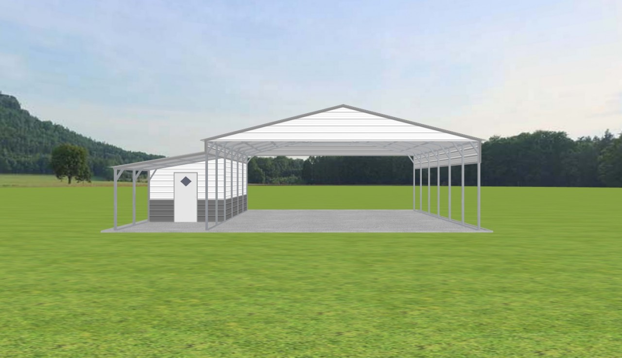 Carport with Storage 30 x 30 x 10 — photo 1