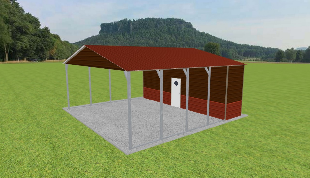 Carport with Storage 26 x 25 x 10 — photo 1