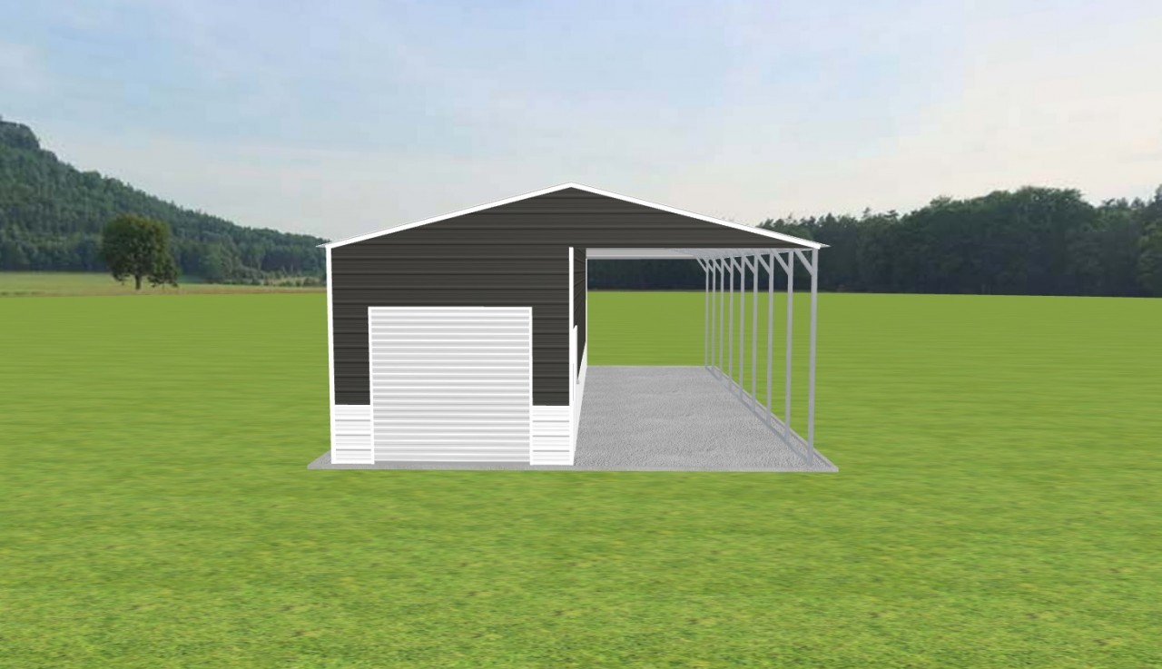 Carport with Storage 24 x 40 x 11 — photo 1