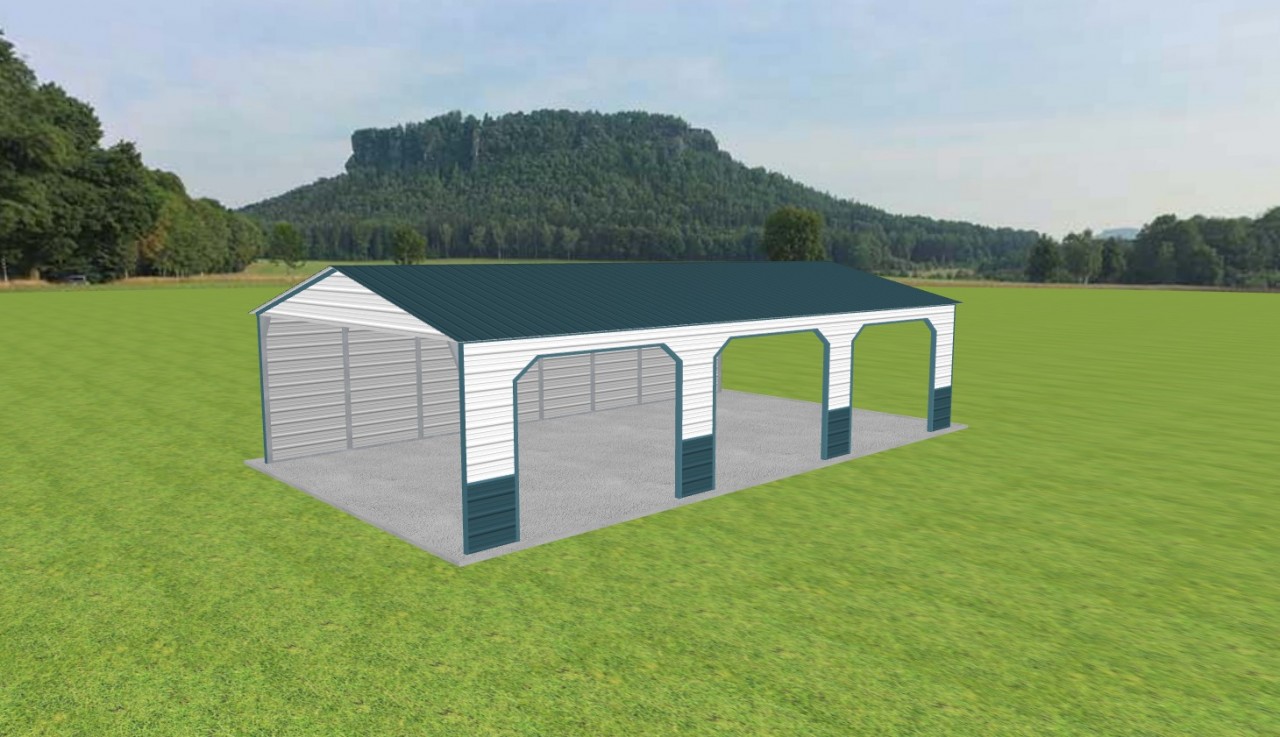 3 Car Carport 22 x 40 x 9 — photo 1